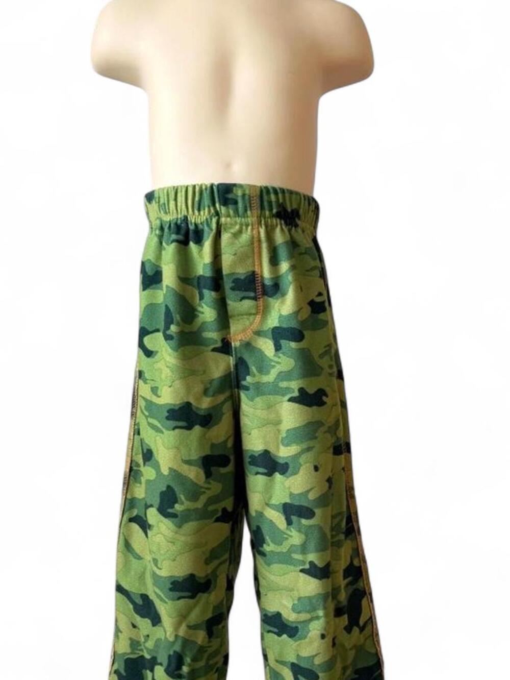 Carters green camo wide leg...